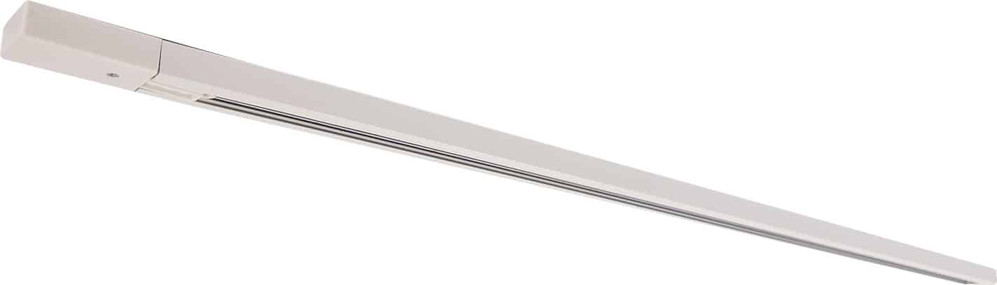VENTO SKINNE 2M. MED TILSLUTN.+ENDE HVID