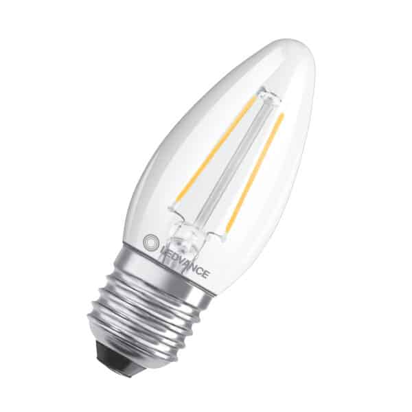 LEDCLB40 DIM 4.8W 827 FILCL E27 P LEDV