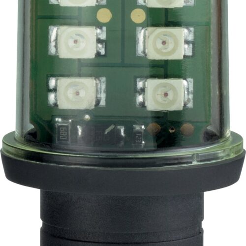DIODELAMPE BA15D GUL 24V