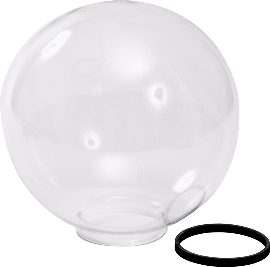 FAKKEL KUGLE GLAS Ã˜450 KLAR