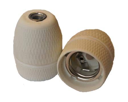 FATNING PORC E27 RU10MM NIP