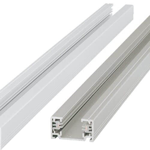 SQUARE 1F 230V SKINNE 1M HVID
