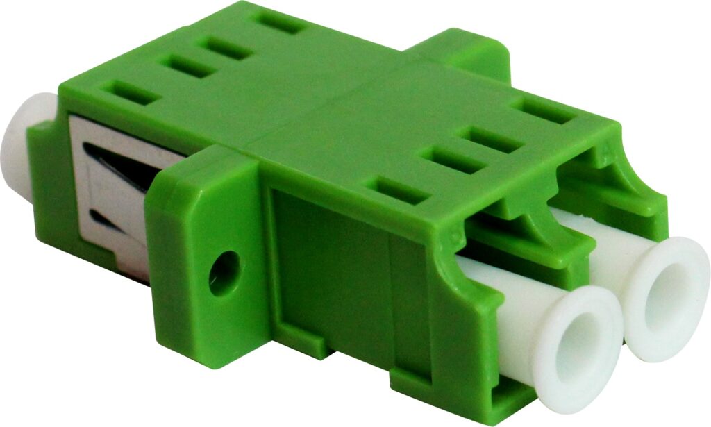 ADAPTER LC/APC DUPLEX SINGLEMODE GRÃ˜N