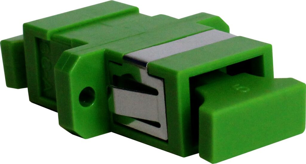 ADAPTER SC/APC SIMPLEX SINGLEMODE GRÃ˜N