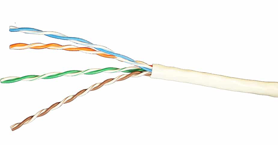 KABEL KAT5E U/UTP PVC FLEXIBEL HVID 305M