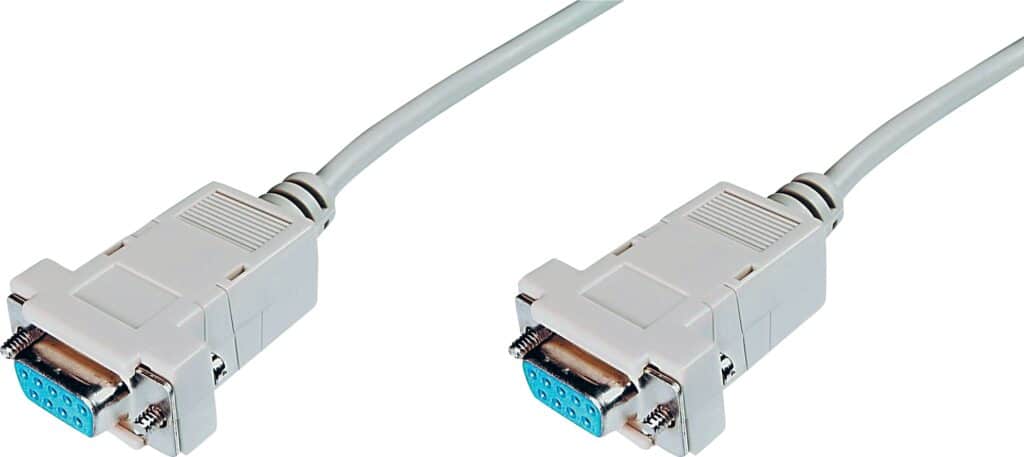 SUB-D MODEMKABEL 9P F/F 3,0M