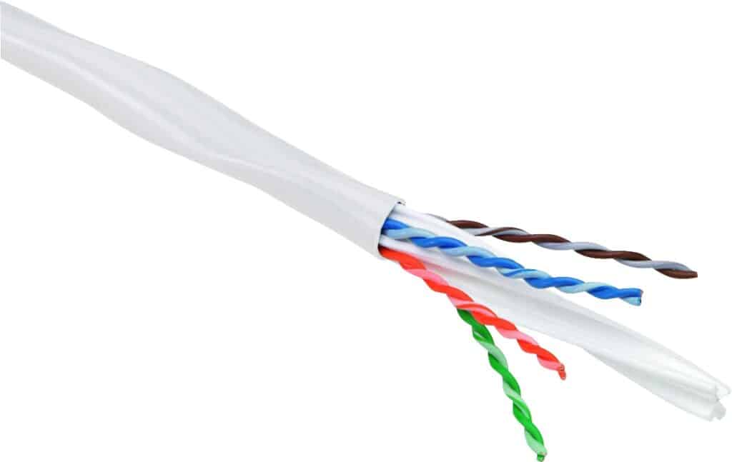 KABEL KAT6A U/UTP 4P 305M HVID Dca