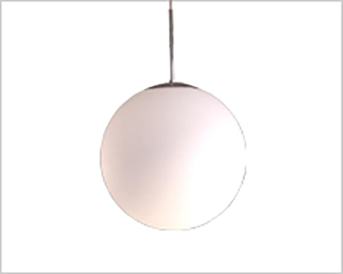 GLOBE CAFE PLASTKUPPEL Ã˜250 OPAL