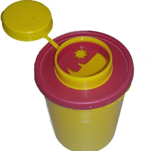 FIBER AFFALDSBOKS 500 ML, GUL