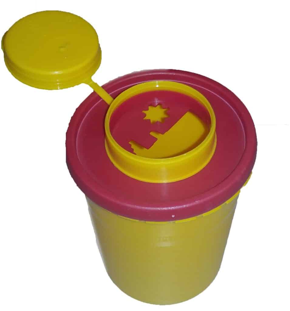 FIBER AFFALDSBOKS 500 ML, GUL
