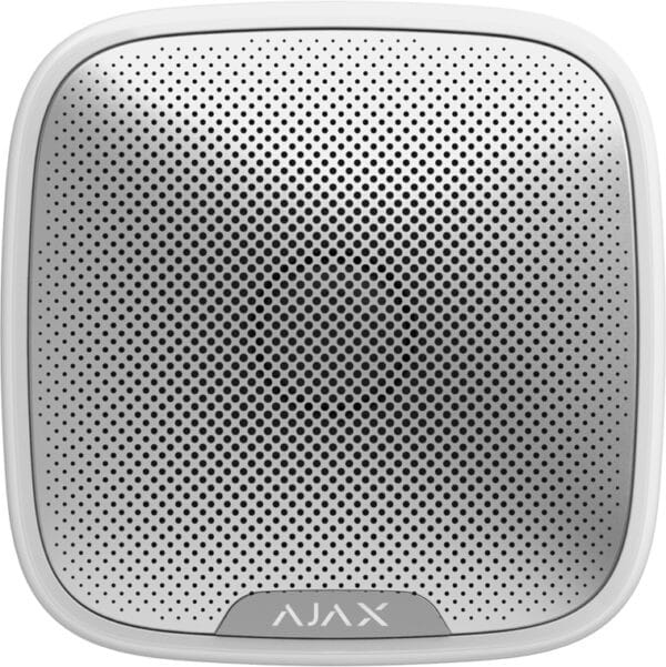 SIRENE M BLITZ, IP54, STREETSIREN, HVID