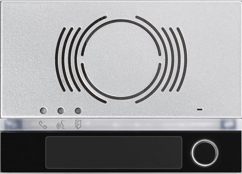 FRONTPLADE TIL AUDIO MODUL MED 1 KNAP