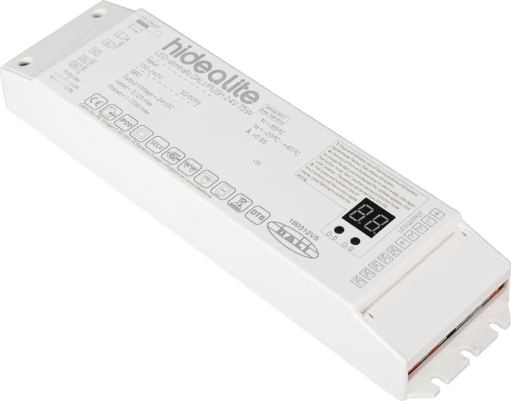 LED-DIMTRAFO DALI/PUSH 24V 75W