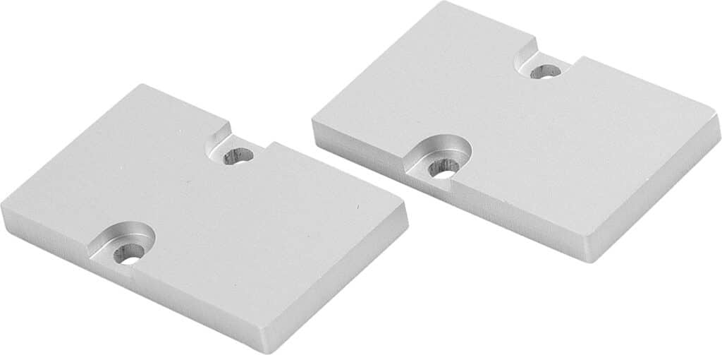 ENDEDÃ†KSEL DUAL ALUMINIUM 2 STK