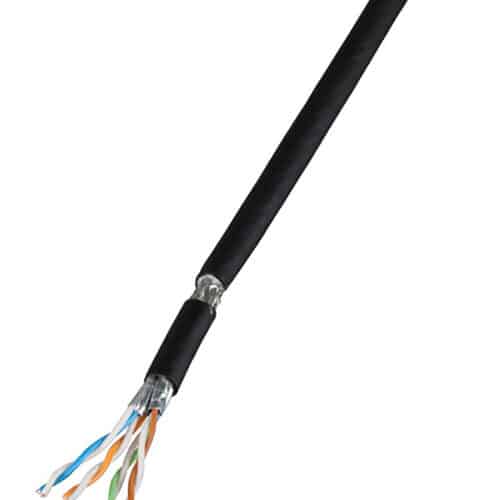 KABEL KAT7 S/FTP FLEXIBEL PUR 500M SORT