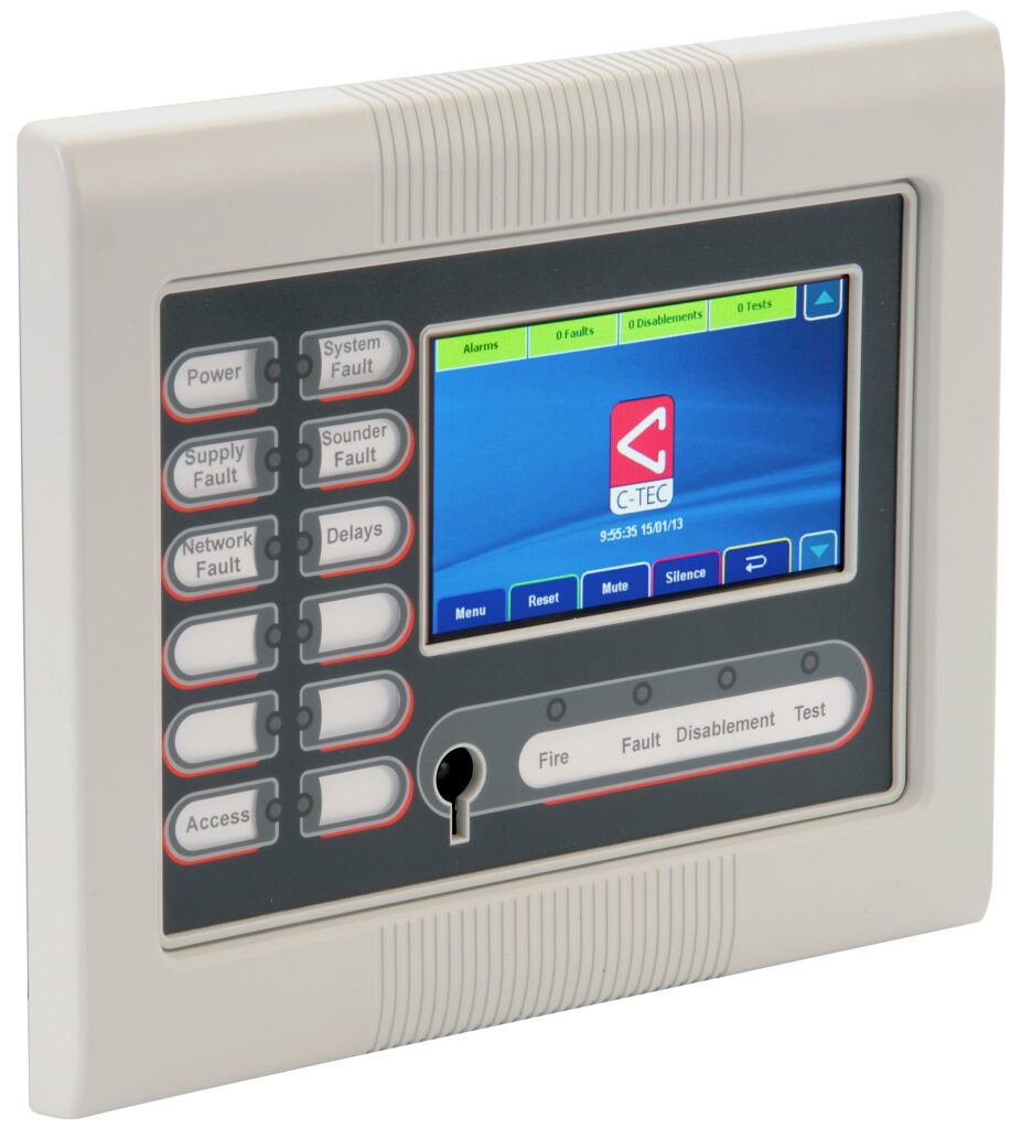 ZFP CAST LCD-TOUCH BETJ.PANEL, INDBYG.