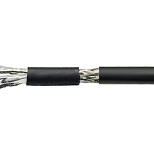 KABEL KAT7 S/FTP 4P PE 500M SORT Fca