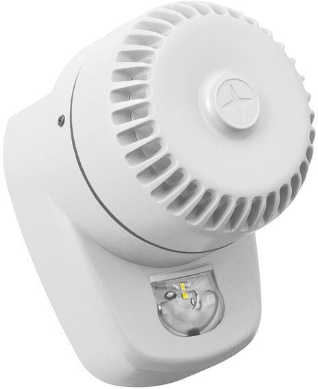 SIRENE MED BLITZ, IP65, HVID, 9-28V
