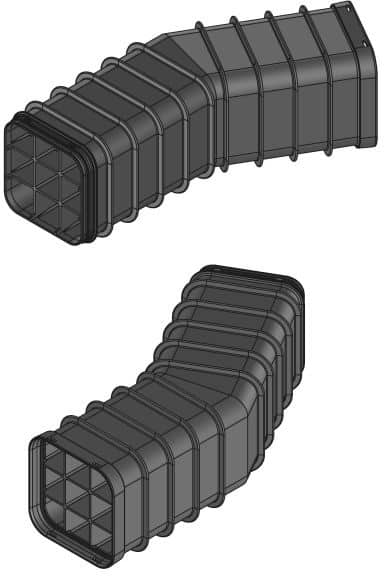 MULTIDUCT 9W 30Â° H/V 1M 9X110MM