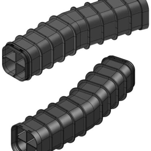MULTIDUCT 4W 15Â° H/V 1M 4X110MM