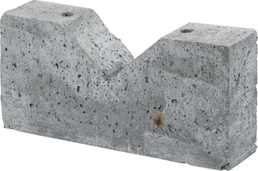 2 STK BETONPL FOR MAST Ã˜125-165MM
