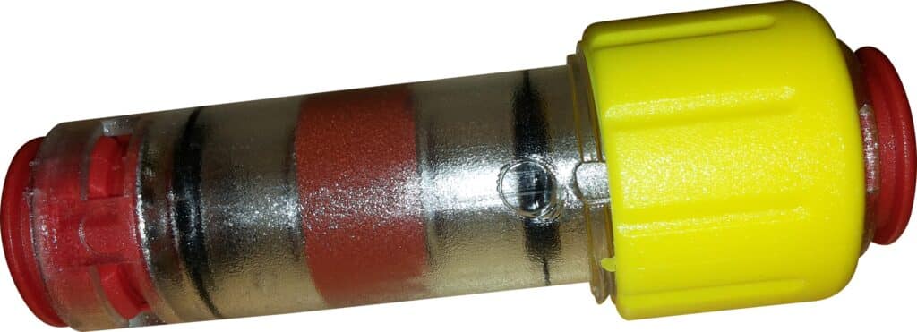 MIKRORÃ˜SMUFFE 12 MM, GAS BLOK 3-6 MM