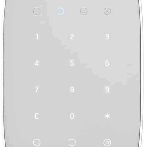 BETJENINGSPANEL MIFARE, KEYPAD PLUS HVID