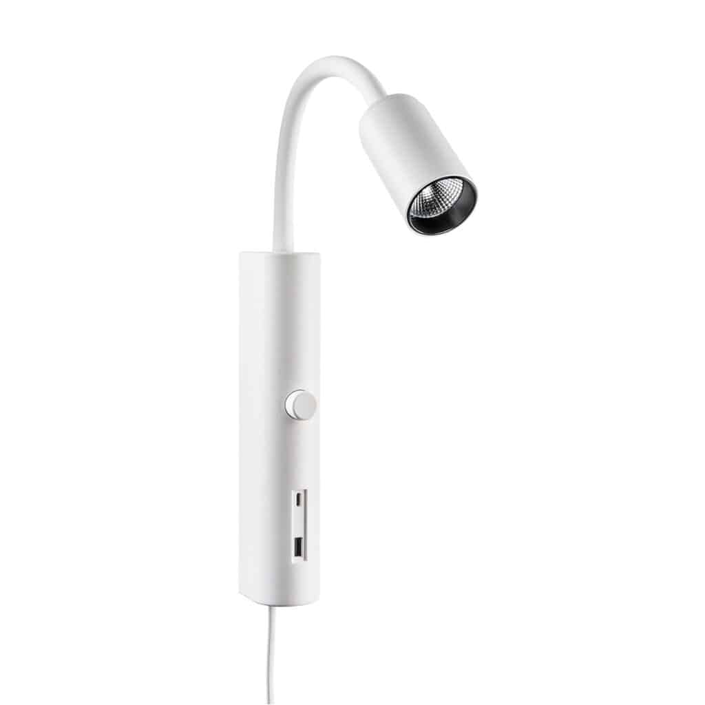 TUBE WALL HVIT USB 3000K DIM