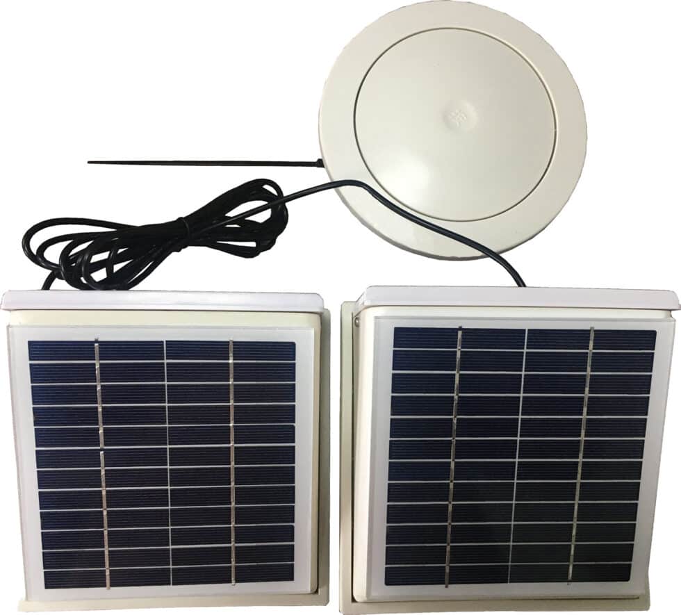 SOLCELLEVENTILATOR SUNMEX DOUBLE