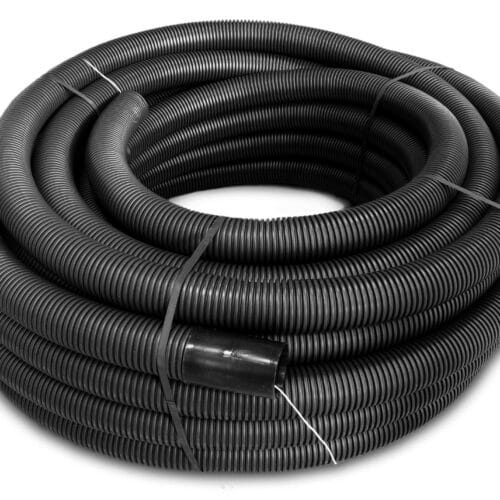 FLEXRÃ˜R PE 75/61 MM DOBBELTVÃ†G 50M SORT