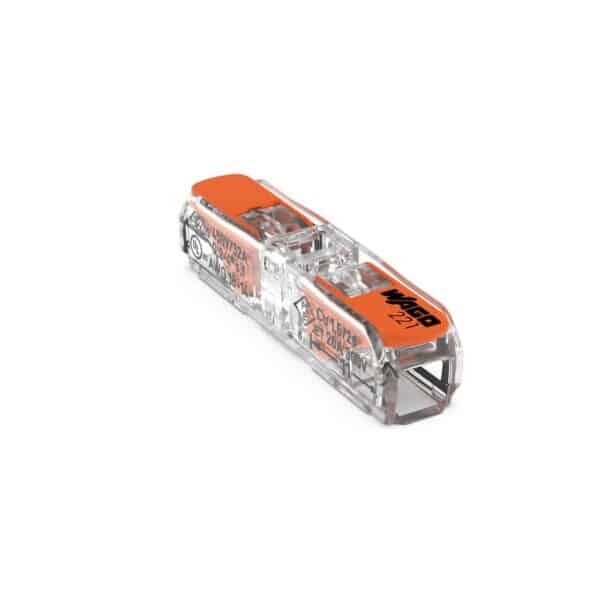 WAGO INLINE SAMLEMUFFE 4MM2 TRANSPARENT