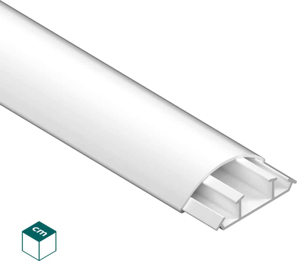 GULVKANAL 50X15 MM HVID 2 METER