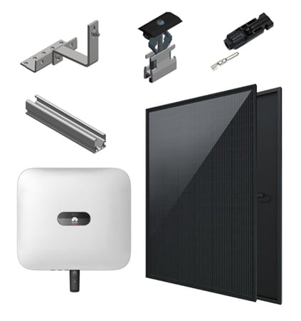 6,4 KWP SOLPAKKE TEGL HYBRID VDV/HUA