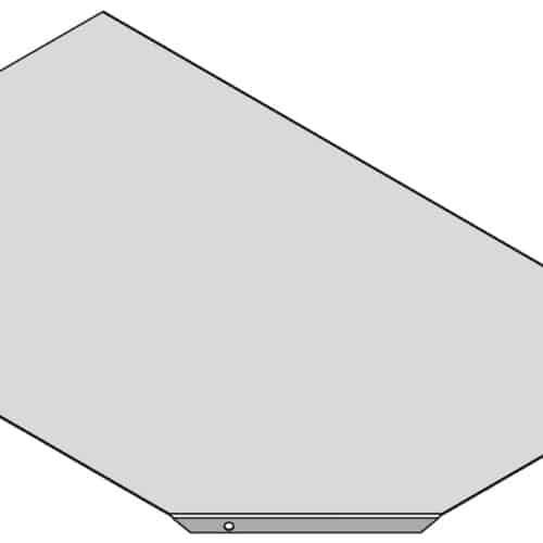 LÃ…G T/T-STYKKE FLAD 100X1MM FZS