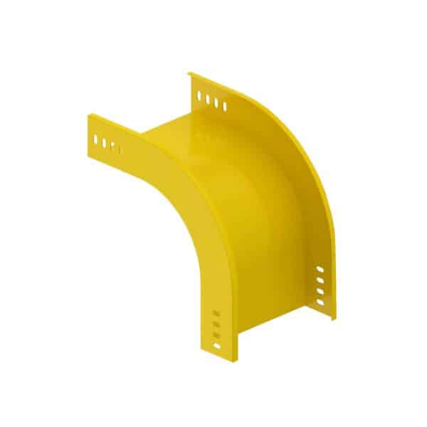 90Â° UDV. BÃ˜J. FLAD 60HX200X1 FZS RAL1023