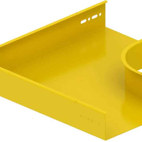 90Â° HJÃ˜RNE FLAD 60HX300X1MM FZS RAL1023