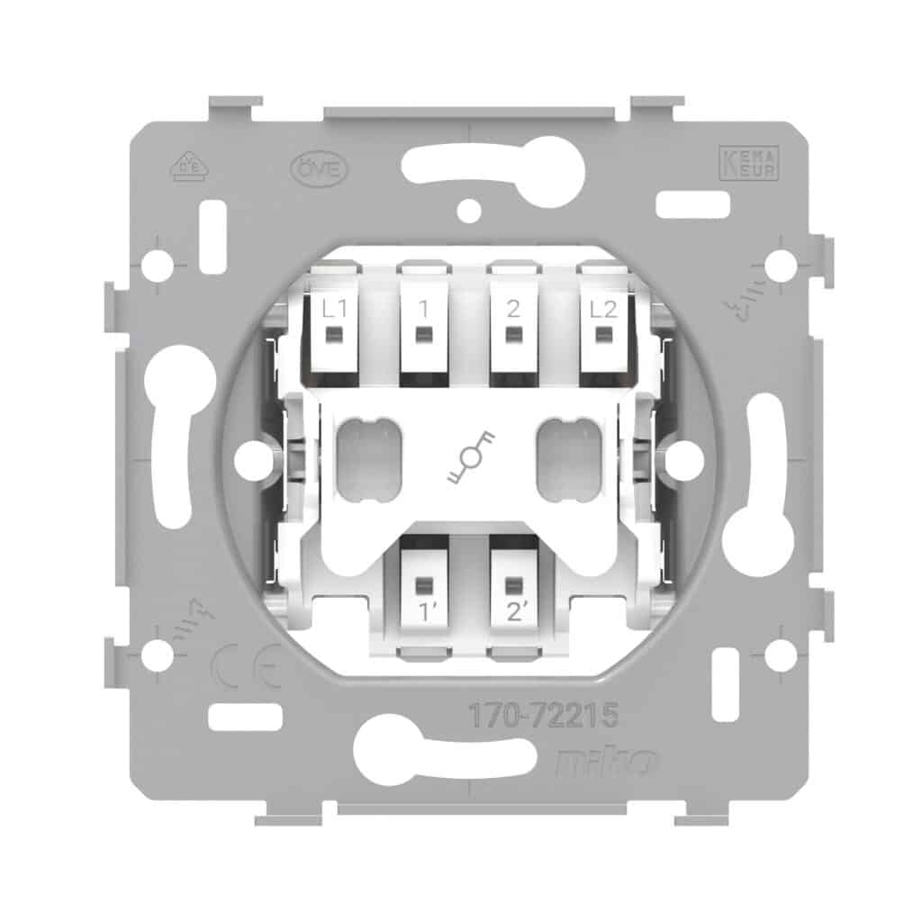 2-POLET KORRESP-AFBRYDER, 10 A/250 VAC