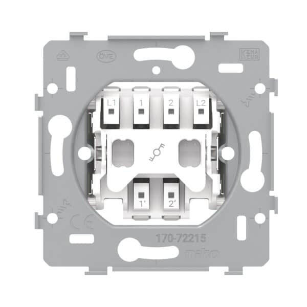 2-POLET KORRESP-AFBRYDER, 10 A/250 VAC