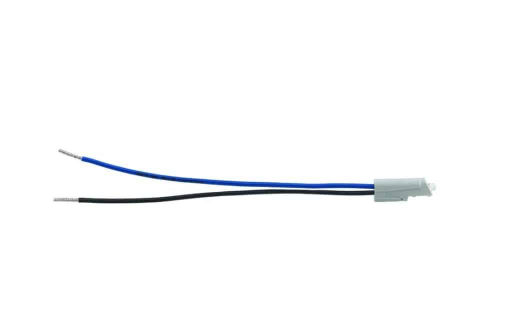 GLIMLAMPE, LED MED LEDNING, 230V, BLÃ…