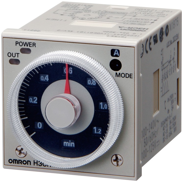 Timer, 100-240V AC/DC, 2 Forsinket CO