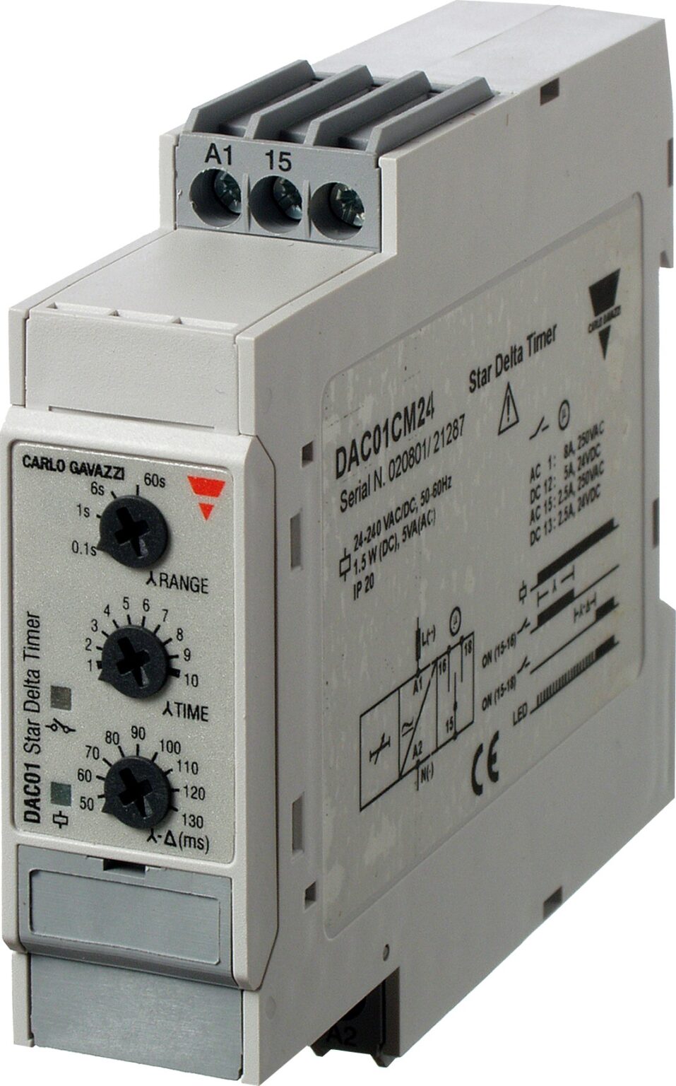 STJERNE-/TREKANTTIMER 400VAC
