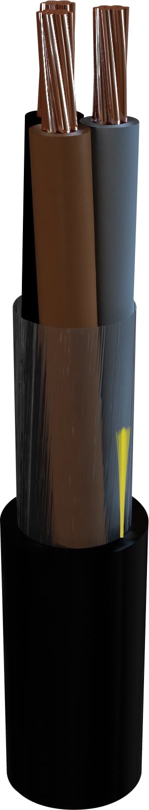 SKIBSKABEL 2X2,5 YZP