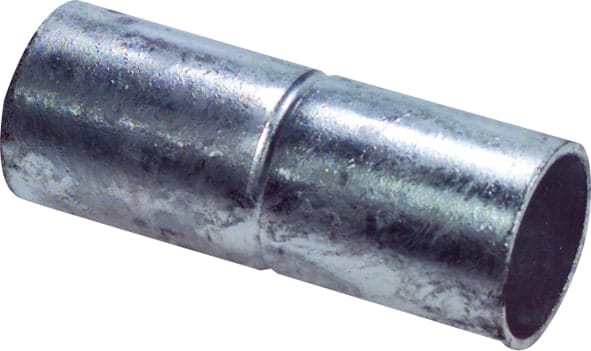 MUFFE KORT 16MM (5/8") VARMGALVANISERET