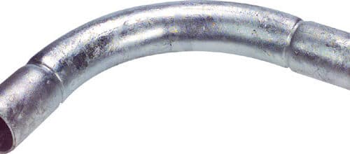 BÃ˜JNING 50MM (2") VARMGALVANISERET