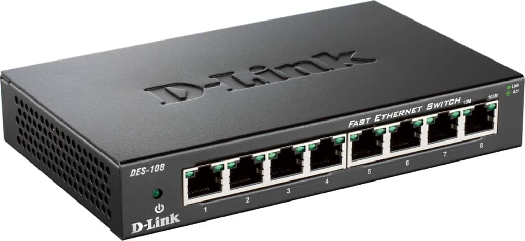 ETHERNET SWITCH 8 X 10/100 MBPS