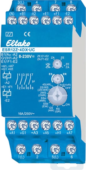 KIP ELEKTR. 4S 16A 8-230VUC 4TR