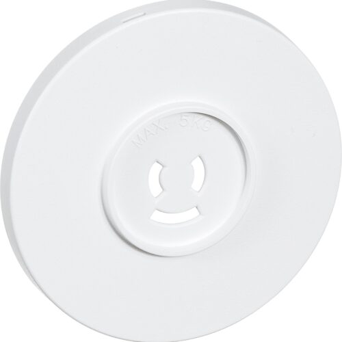 AFDÃ†KNING Ã˜80 F/LAMPESTIKK.HVID