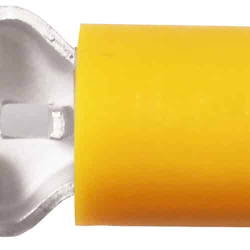 ISO. SPADEMUFFE 4-6MMÂ² 6,3X0,8 GUL