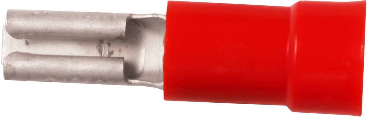 ISO. SPADEMUFFE 0,5-1,5MMÂ² 2,8X0,8 RÃ˜D