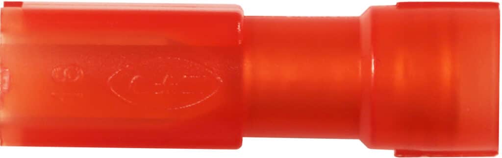 HELISO SPADEMUFFE 0,5-1,5MMÂ² 2,8X0,8 RÃ˜D